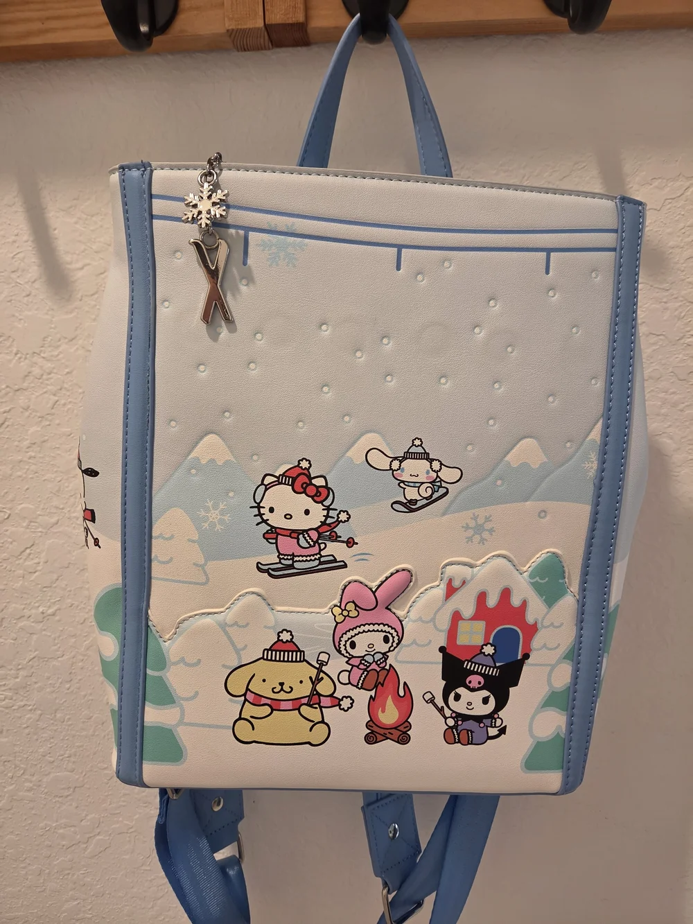 BoxLunch Sanrio Hello Kitty & Friends Winter Ski Mini Backpack Rare